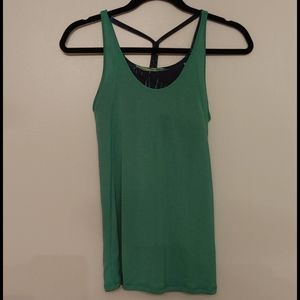 Champion tank with attached sports bra